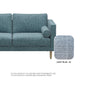 Leah Fabric 1 Seater Sofa