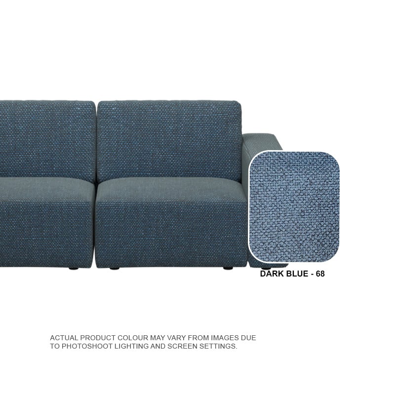 Jade Fabric 1 Seater Sofa
