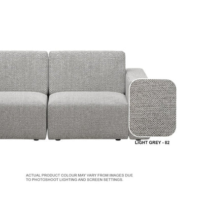 Jade Fabric 1 Seater Sofa