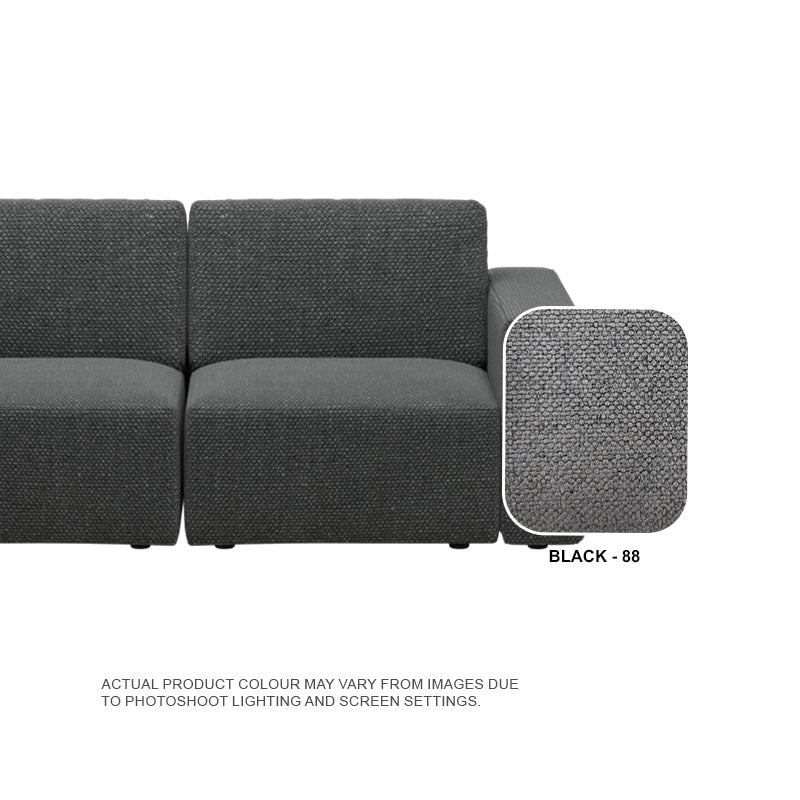 Jade Fabric 1 Seater Sofa