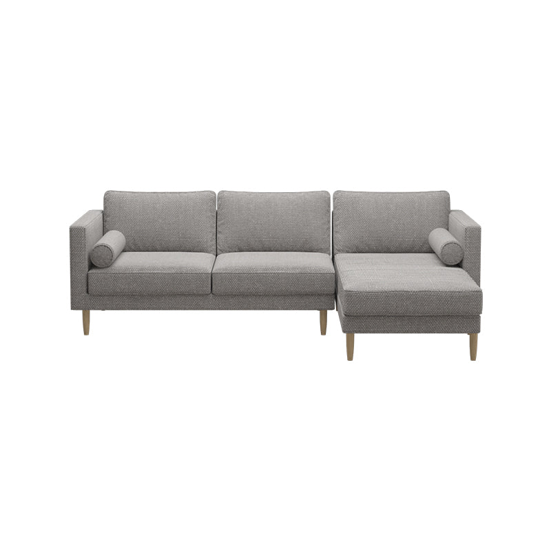 Leah Fabric 2 Seater With Chaise Sofa