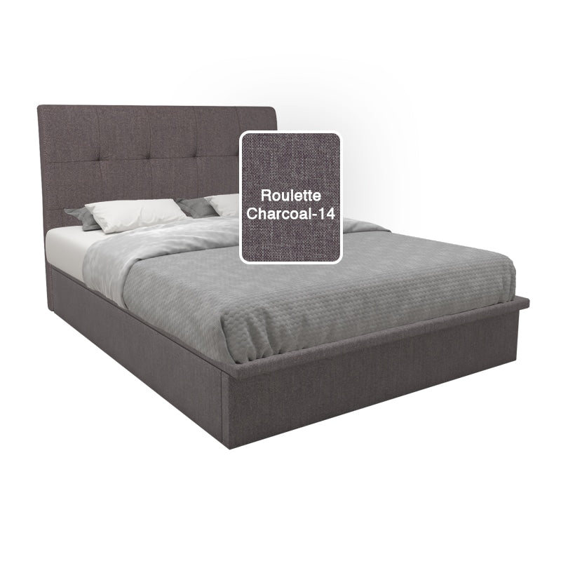 Alice Fabric Storage Bed