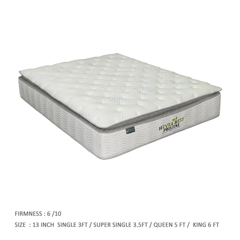 Hevearest Pristine Latex Pocketed Spring Mattress 13 Inch