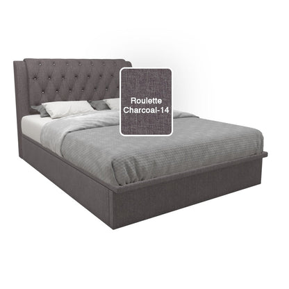 Hunter Fabric Storage Bed 12 Inch