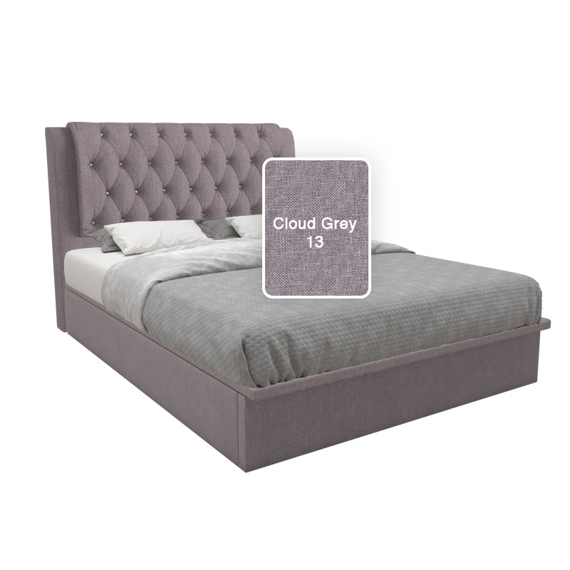 Hunter Fabric Storage Bed 12 Inch