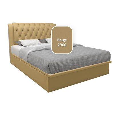 Hunter Faux Leather Storage Bed 12 Inch