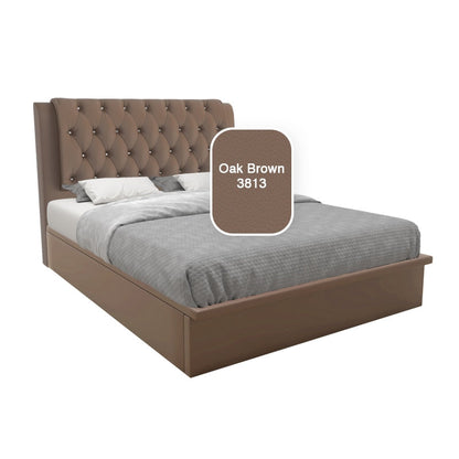 Hunter Faux Leather Storage Bed 12 Inch