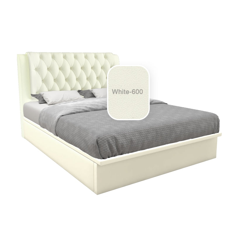 Hunter Faux Leather Storage Bed 12 Inch