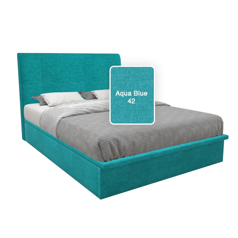 Lia Fabric Storage Bed 12 Inch