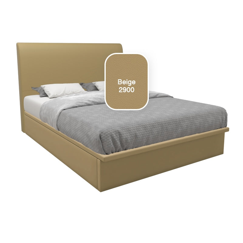 Lia Faux Leather Storage Bed 12 Inch