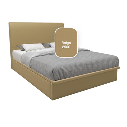 Lia Faux Leather Storage Bed 12 Inch