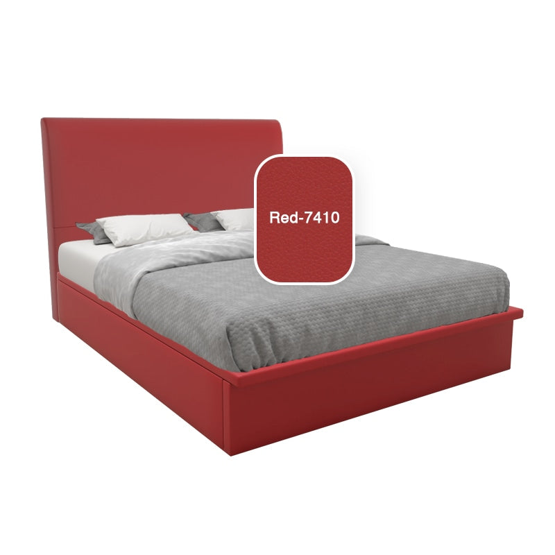 Lia Faux Leather Storage Bed 12 Inch