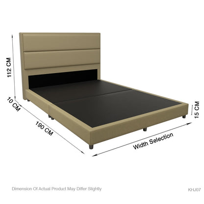 Calixto Faux Leather Bed Frame