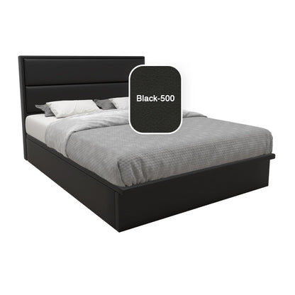 Calixto Faux Leather Storage Bed 12 Inch