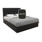Calixto Faux Leather Storage Bed 12 Inch