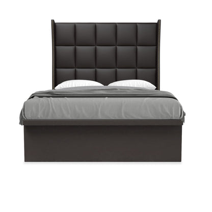 Elbert Faux Leather Storage Bed 12 Inch