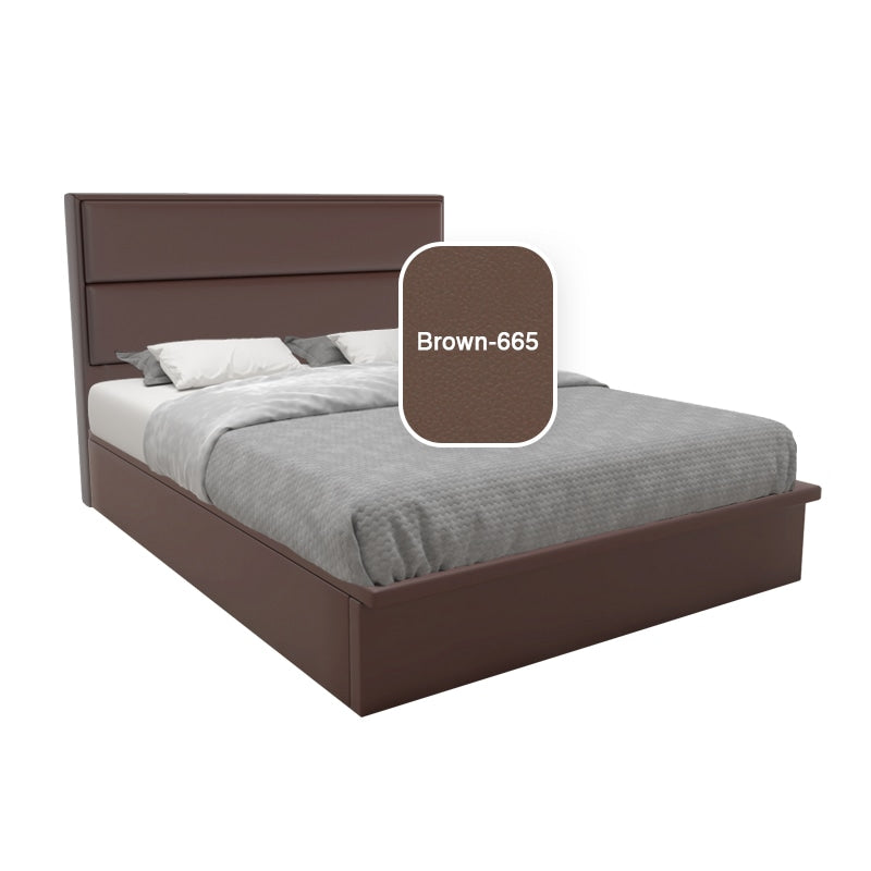 Calixto Faux Leather Storage Bed 12 Inch
