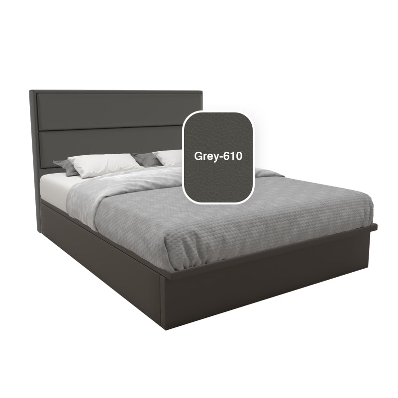 Calixto Faux Leather Storage Bed 12 Inch