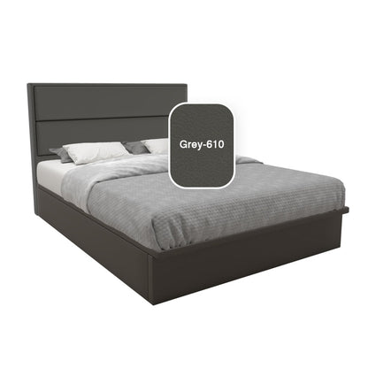 Calixto Faux Leather Storage Bed 12 Inch