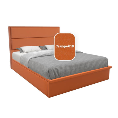 Calixto Faux Leather Storage Bed 12 Inch