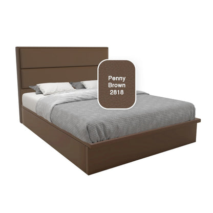 Calixto Faux Leather Storage Bed 12 Inch