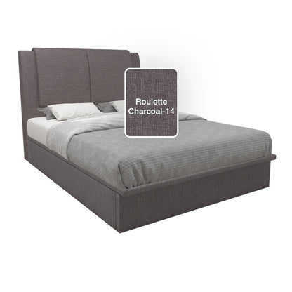 Saski Fabric Storage Bed 12 Inch