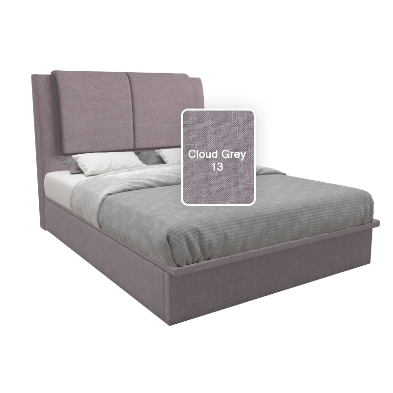 Saski Fabric Storage Bed 12 Inch