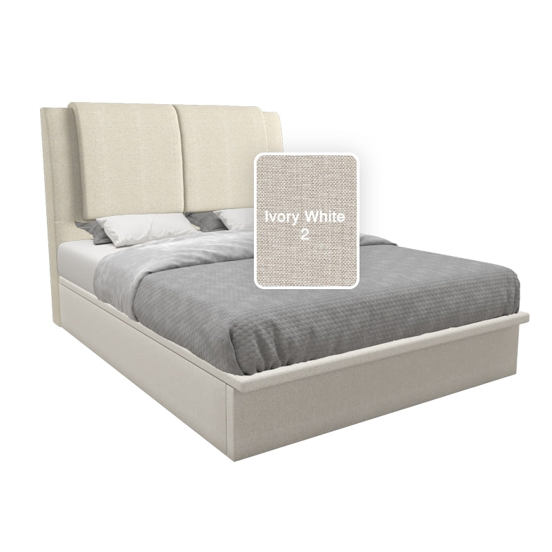 Saski Fabric Storage Bed 12 Inch