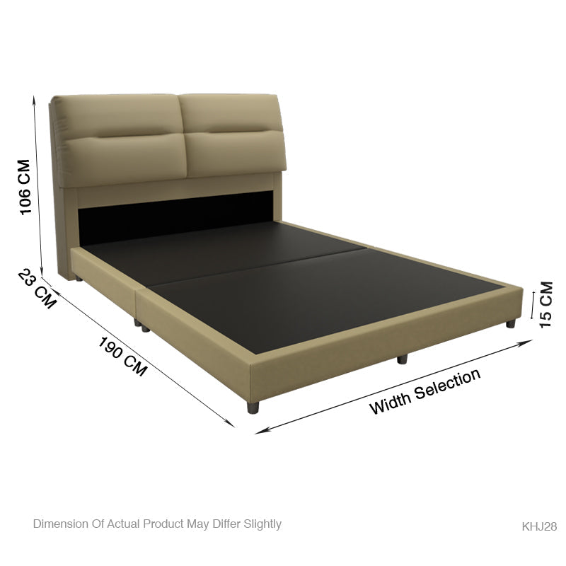 Vezzana Faux Leather Bed Frame