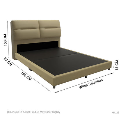 Vezzana Faux Leather Bed Frame