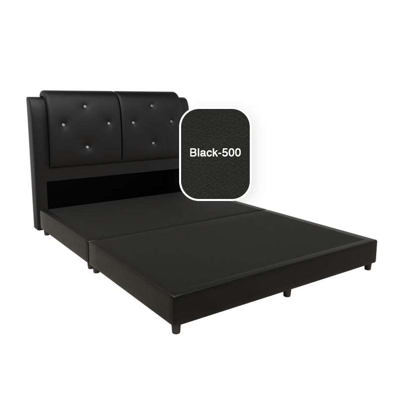 Chalice Faux Leather Bed Frame