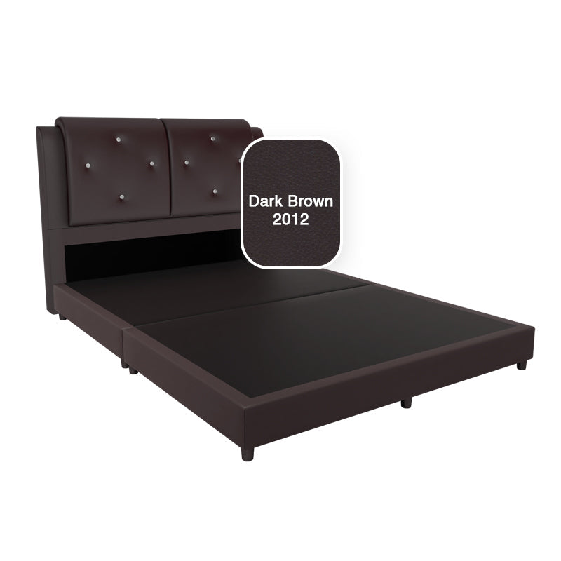 Chalice Faux Leather Bed Frame