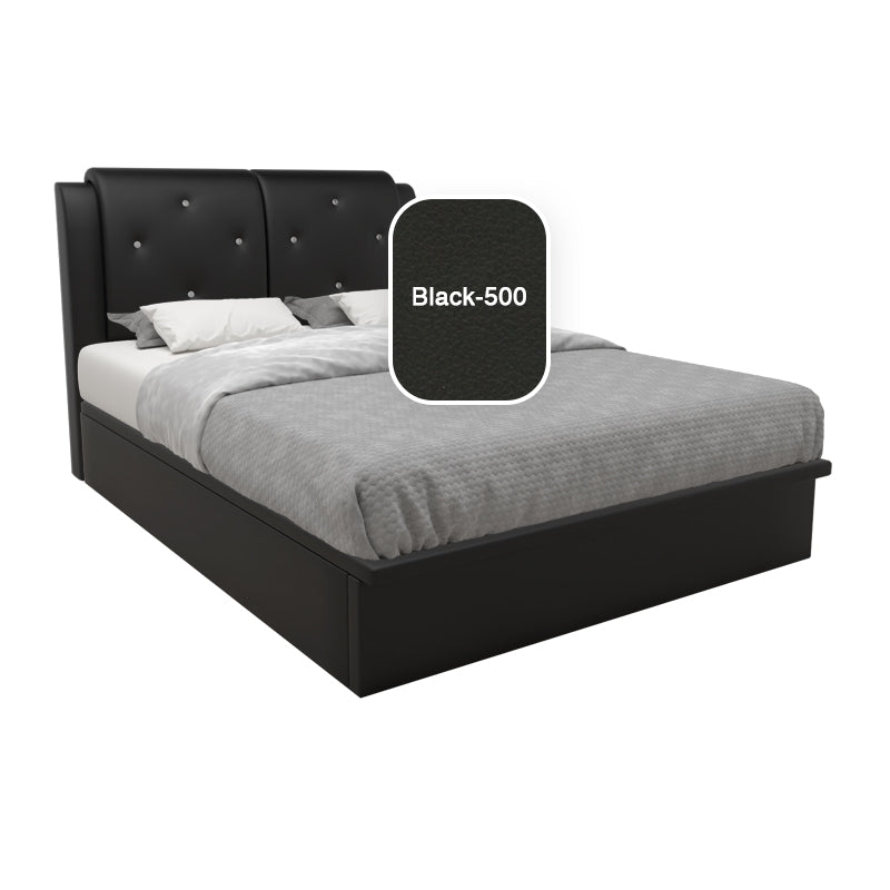 Chalice Faux Leather Storage Bed 12 Inch