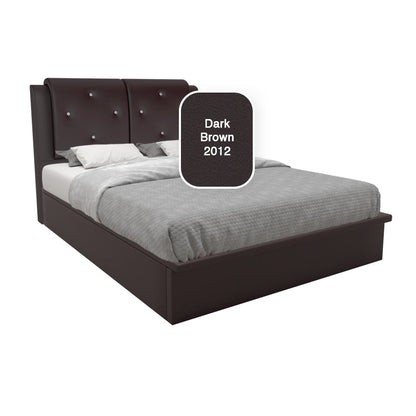 Chalice Faux Leather Storage Bed 12 Inch
