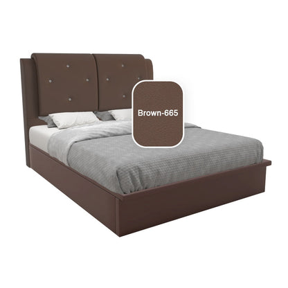 Chalice Faux Leather Storage Bed 12 Inch