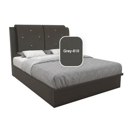 Chalice Faux Leather Storage Bed 12 Inch