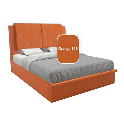 Chalice Faux Leather Storage Bed 12 Inch