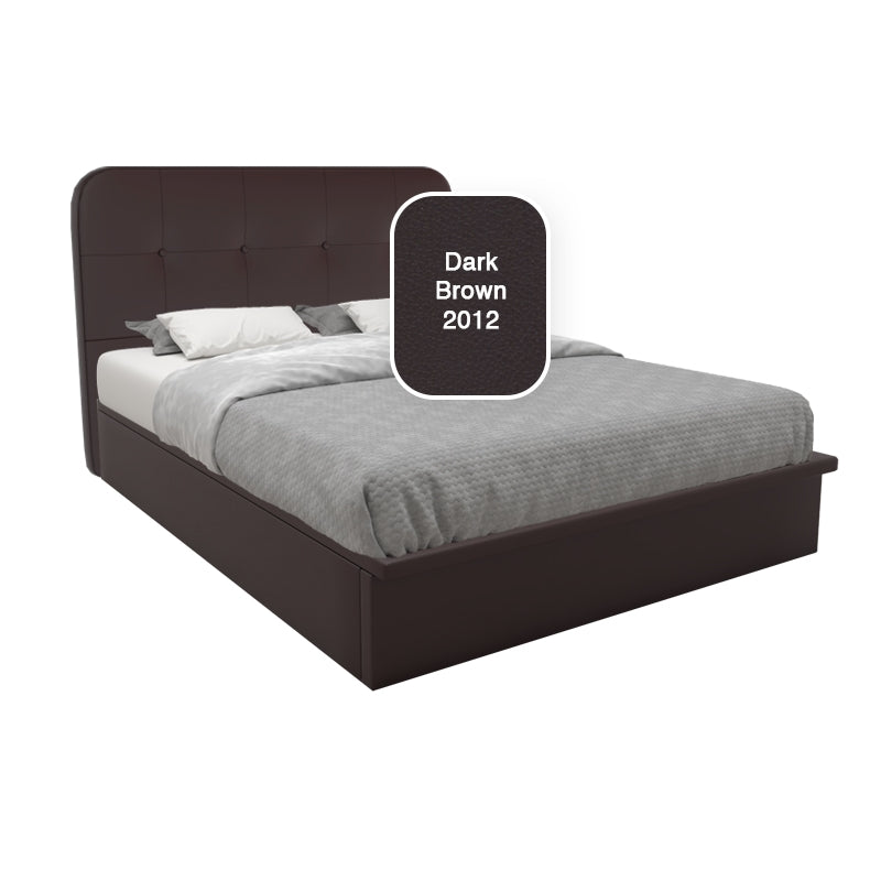 Matto Faux Leather Storage Bed 12 Inch