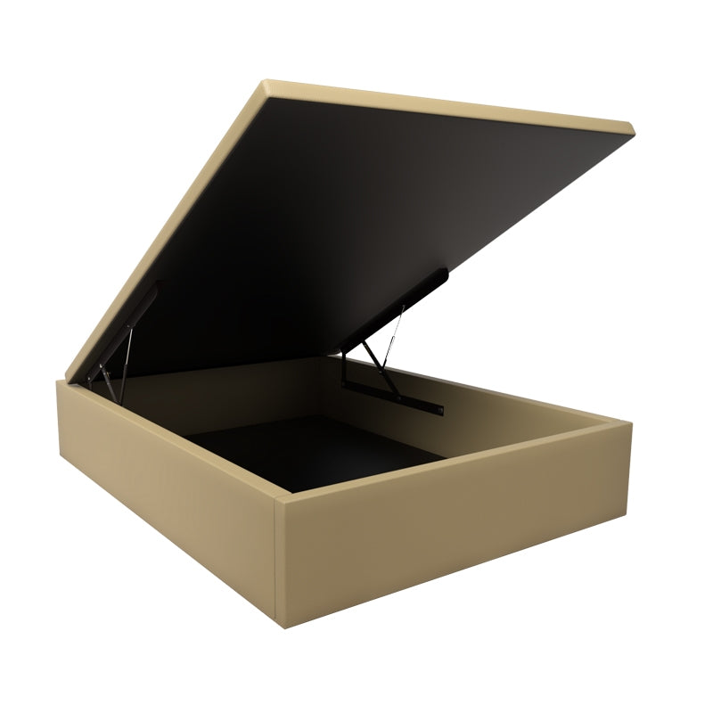 Vezzana Faux Leather Storage Bed 12 Inch