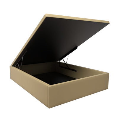 Vezzana Faux Leather Storage Bed 12 Inch