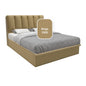 Tara Faux Leather Storage Bed 12 Inch