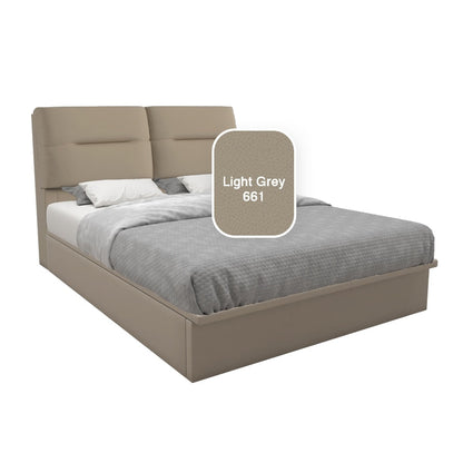 Vezzana Faux Leather Storage Bed 12 Inch