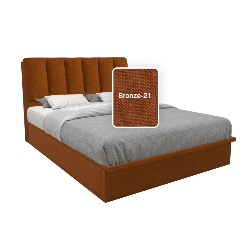 Tara Fabric Storage Bed 12 Inch