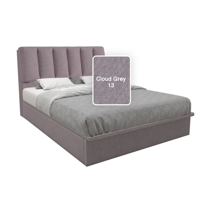 Tara Fabric Storage Bed 12 Inch