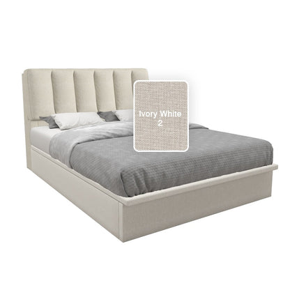 Tara Fabric Storage Bed 12 Inch