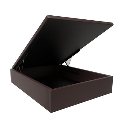Tara Faux Leather Storage Bed 12 Inch