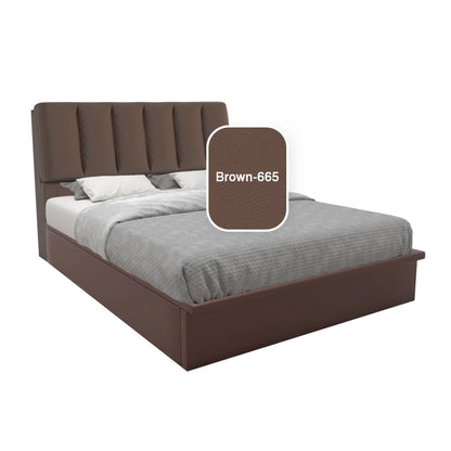 Tara Faux Leather Storage Bed 12 Inch