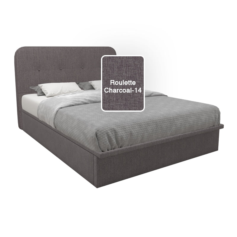 Matto Fabric Storage Bed 12 Inch