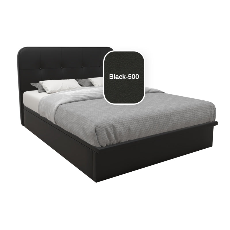 Matto Faux Leather Storage Bed 12 Inch