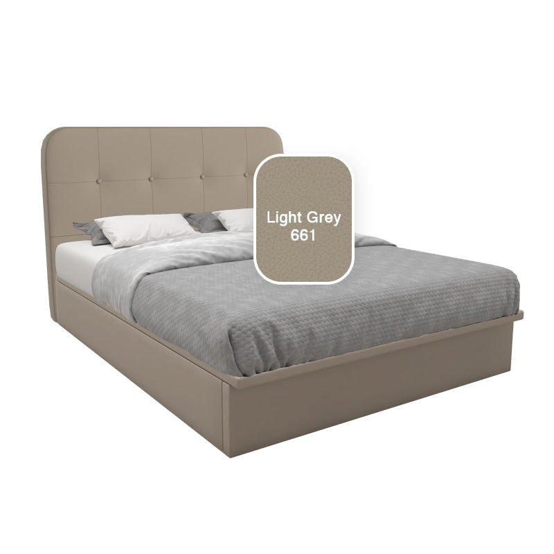 Matto Faux Leather Storage Bed 12 Inch